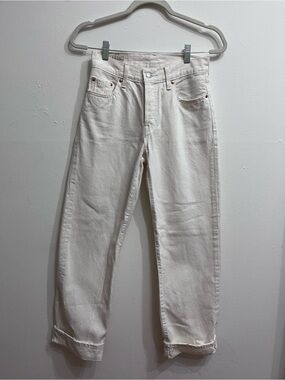 Levi's Off-White Relaxed Fit Jeans